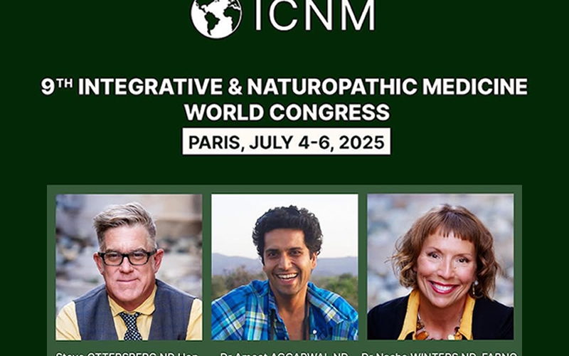 ICNM: 9th Integrative & Naturopathic Medicine World Congress, Paris, July 4-6, 2025
