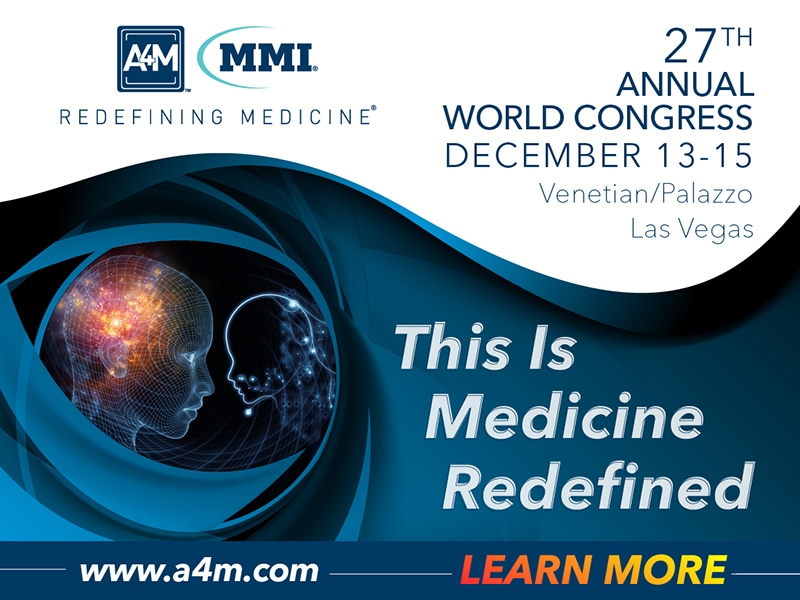 The American Academy of AntiAging Medicine Concludes the 27th Annual