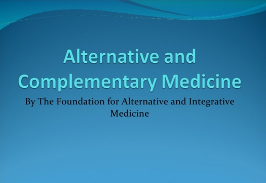 Alternative And Complementary Medicine Slide Presentation | Foundation ...