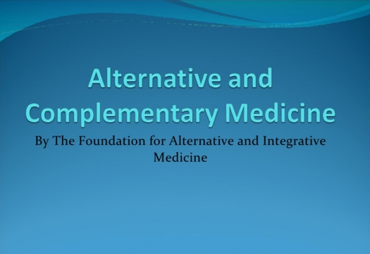 alternative medicine presentation