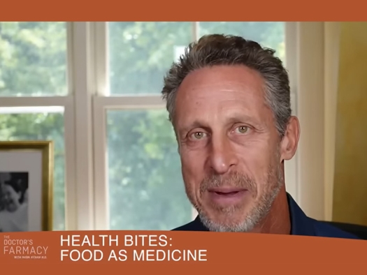 Mark Hyman speaking; screenshot from video