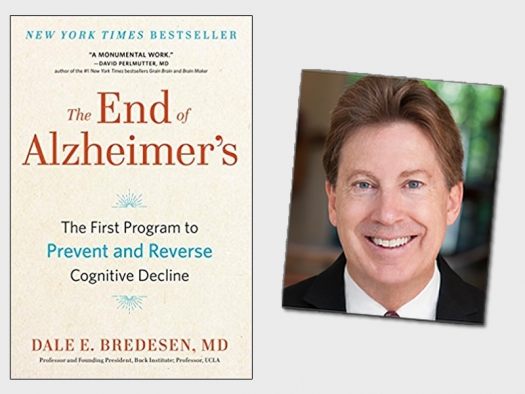 The End of Alzheimer's book cover and author photo