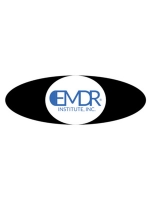 EMDR Institute logo: Black oval with white center and the letters EMDR in the center.